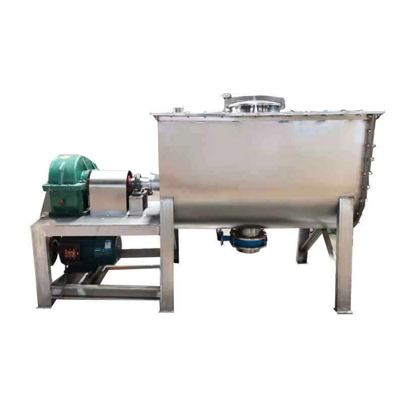 OEM Custom Auger Conveyor Dry Powder Horizontal Ribbon Blender