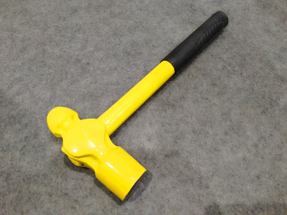 Ball Hammer(XL0052-1) with Powder coated surface and steel tube handle, durable and safe tools