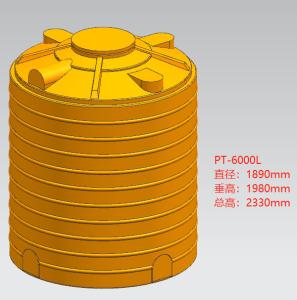 China 74''X77''X91'' Rota Moulding Tanks Six Thousand Liters wholesale