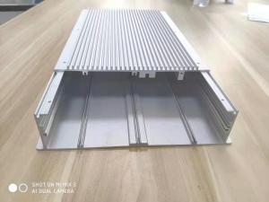 China Silver AL6061 industrial Aluminium Extrusion Heat Sink Profiles PVDF Coating wholesale