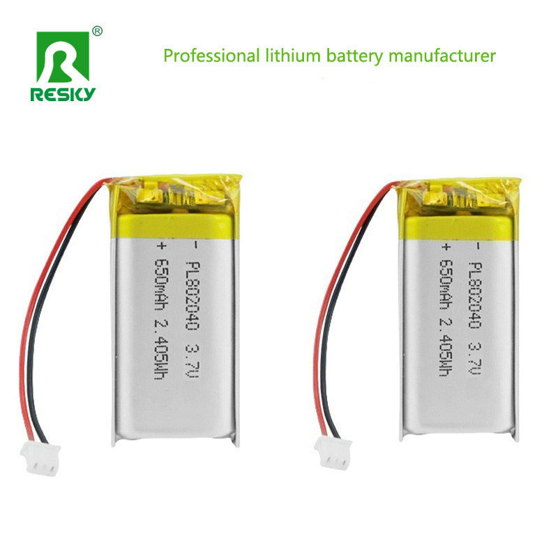 Power Lithium Cell 802045 3.7V 750mAh Rechargeable Lithium Ion Polymer Battery For Smart Device