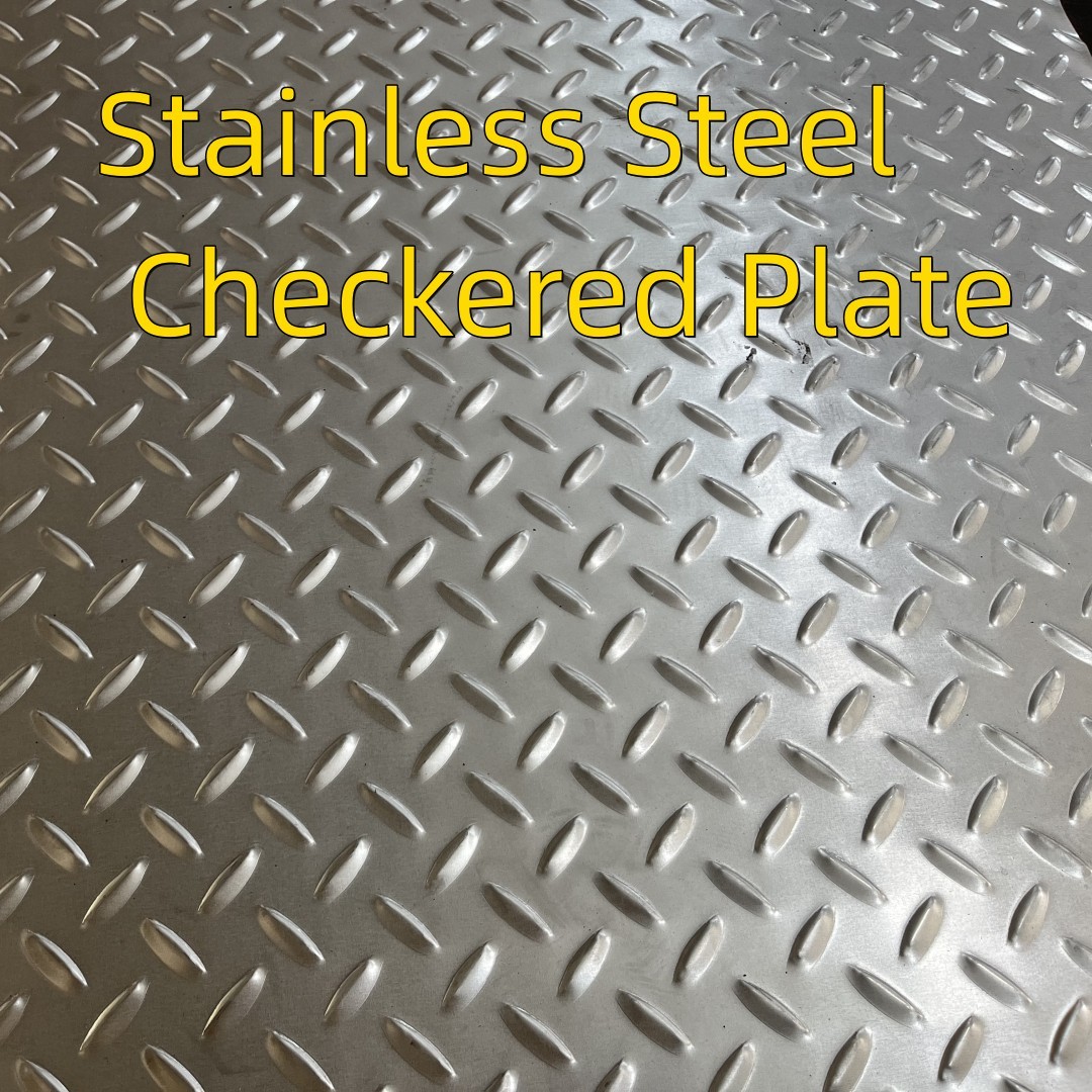 SUS304 Patterned Textured Sheet Stainless Steel Checkered Plate Press Stamping Plate