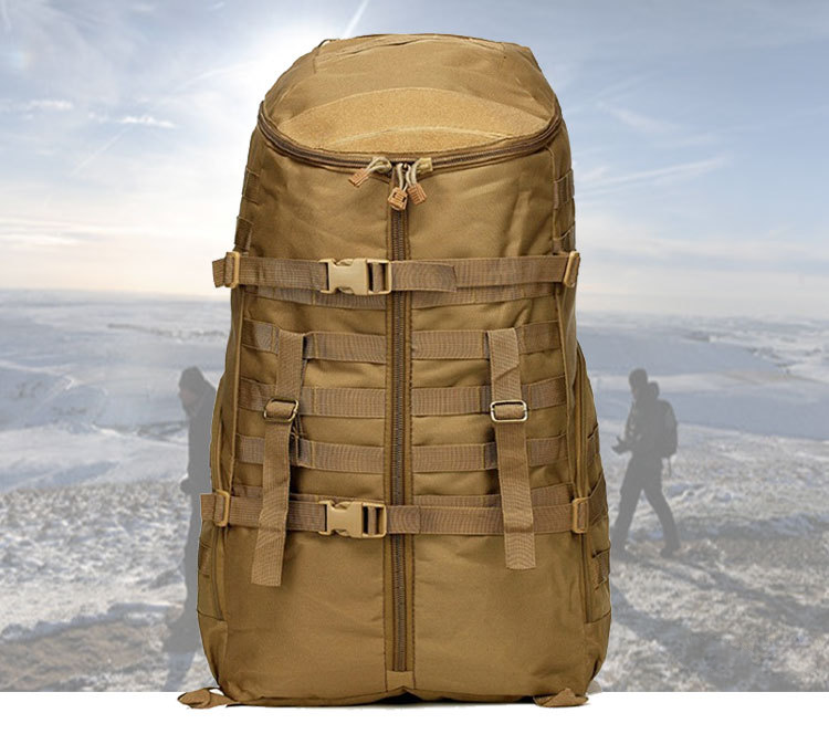 Multicolor 60*38*29cm Outdoor Training Camping Waterproof Backpack With Molle System