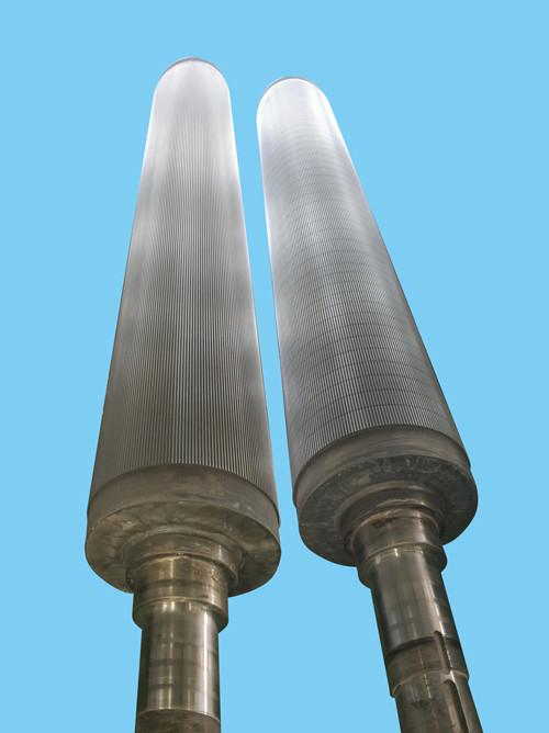 420mm 45# Steel Chrome Plated Corrugating Pressure Roll