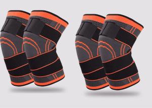 China Good for healthy Anti-slip breathable Knitting basketball knee pads wholesale