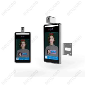 China Biometric 1920x1080 Face Recognition Temperature Reader 400cd/m2 wholesale