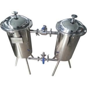 China Food Sanitary Stainless Steel Fresh Milk Filter Machine for Beverage Production Line wholesale