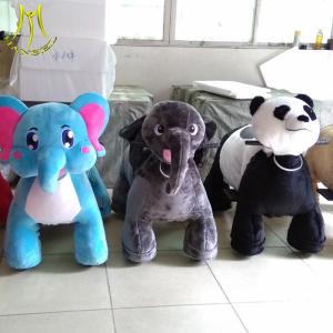 China Hansel outdoor playground unicorn scooter amusement walking plush animal horse wholesale