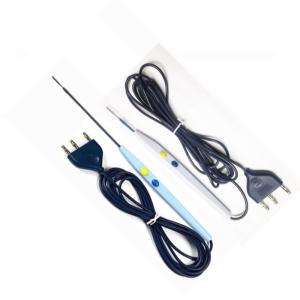 China Retractable Disposable Electrosurgical Pencil With Stainless Steel Tip wholesale