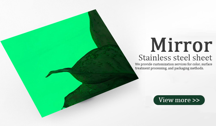 SS 304 Mirror Stair Decorative Stainless Steel Sheet 4x8 Thickness 0.5mm
