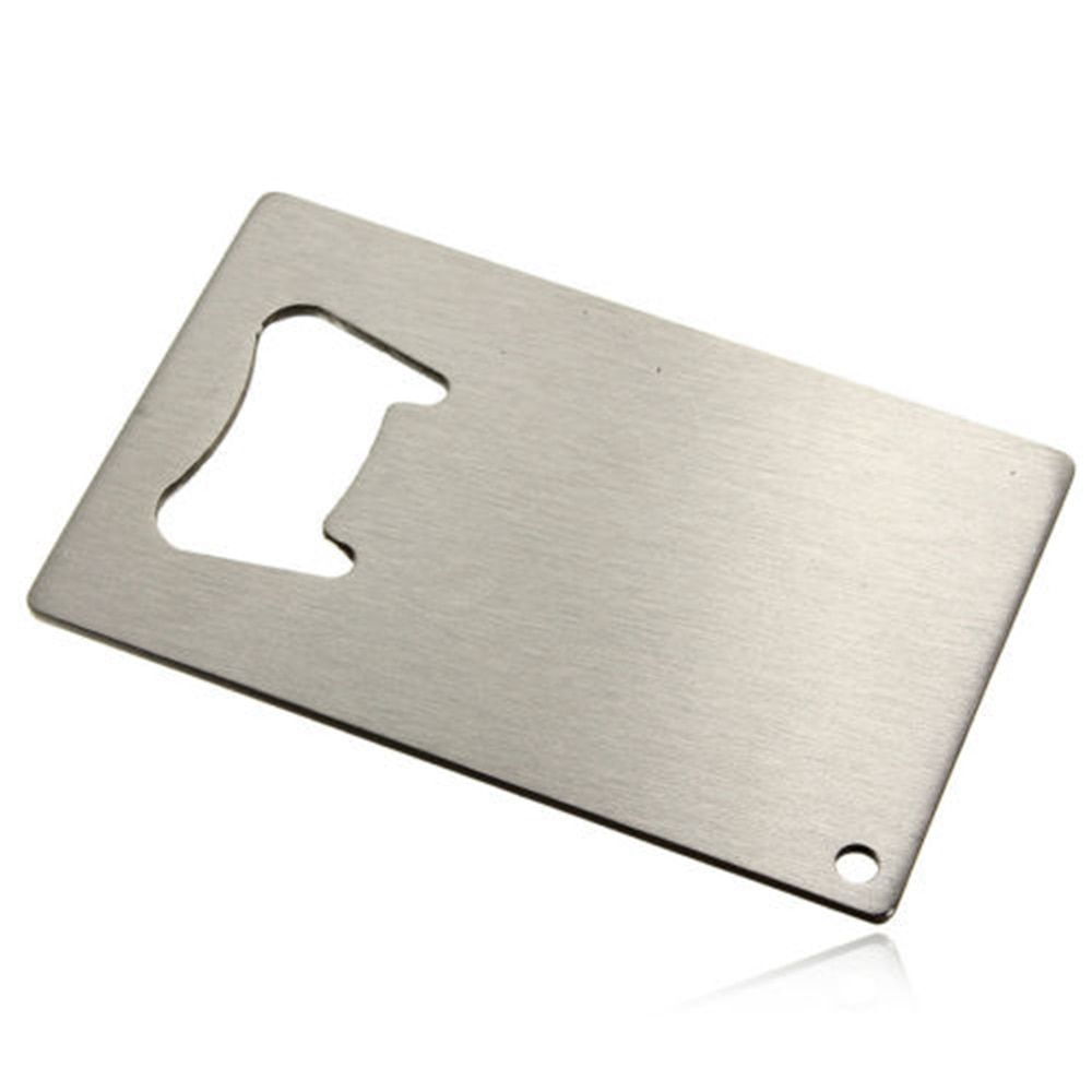 Personalized Stainless Steel Credit Card for Bottle Openers