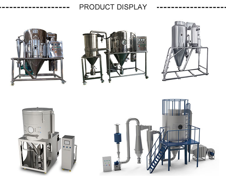 Egg Milk Centrifugal Spray Dryer Equipment Powder Making Machine Atomizer