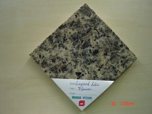 China Leopard Skin Flower Granite Tiles For Kitchen Flooring Wall Cladding Steps wholesale
