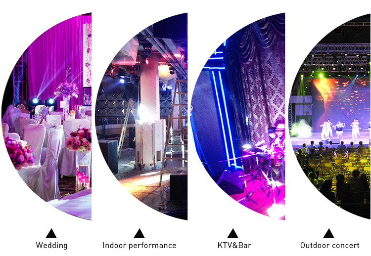 7 Color Dmx Led Moving Head Spot Light 6 Degree Beam Angle 0 -100% Linear Dimmer