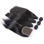 100% Peruvian Straight Hair Bundles Healthy Straight Virgin Hair For Women