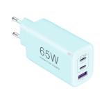 65W GaN Laptop Charger PD Fast Charge Mobile Phone QC4.0 UK US AU AR EU KC