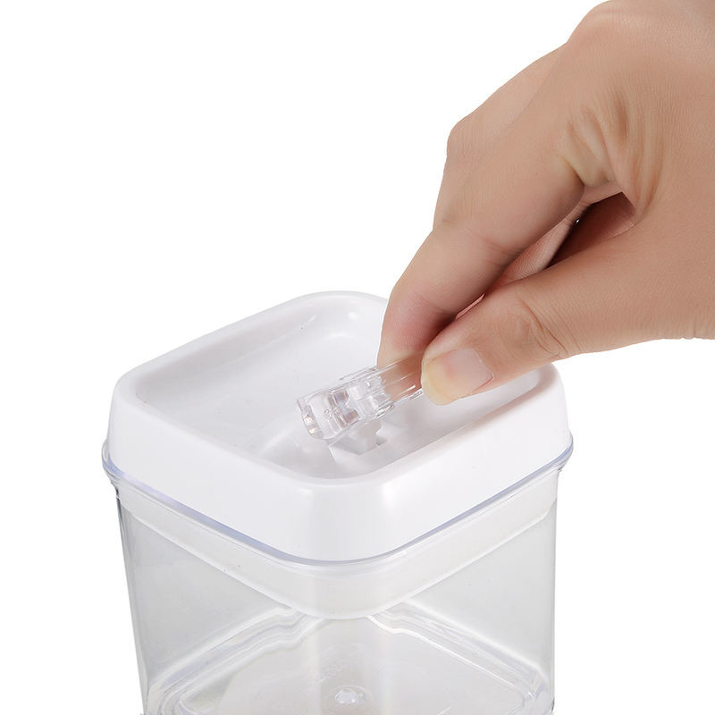 Eco-Friendly BPA Free 3 Piece 1.9L Set Plastic Airtight Food Storage Container with Easy Lock Lids