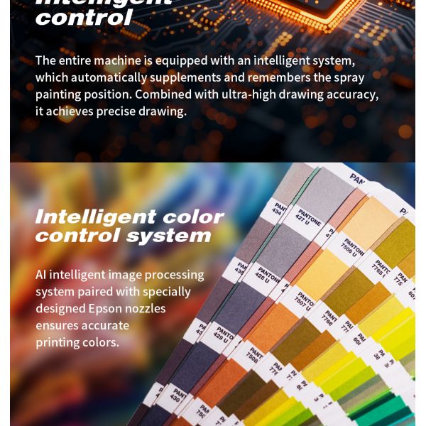 Wall And Floor UV Inkjet Printer Vertical Robot Wall Mural Printer Machine