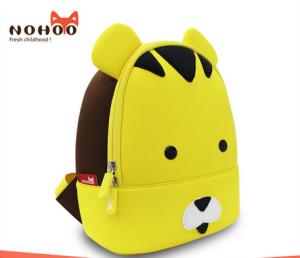 China 6-7L Kids Tiger Backpack , Yellow Toddler Backpack Water Resistant wholesale