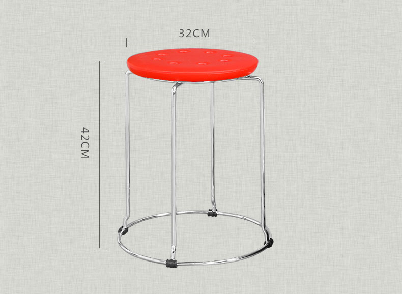 Plastic / Cloth / PU Dining Chairs With Abrasion Resistant Stainless Steel Frame