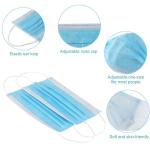 Nonwoven 3 Ply Medical Bfe95 Disposable Surgical Face Masks