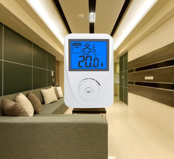 Indoor Wired Room Thermostat For Temperature Control ROHS FCC CSA