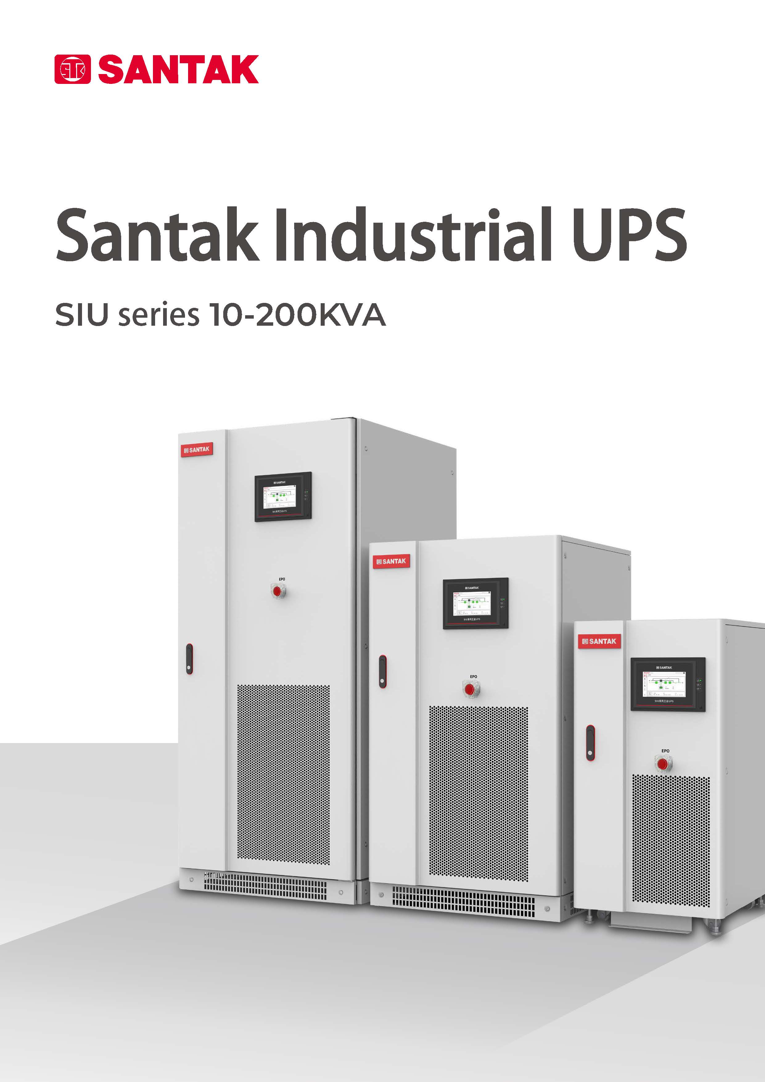 Santak SIU Industrial UPS 400V THREE PHRASE ONLINE Input Current Harmonics 12 Pulses