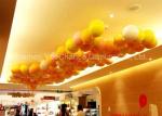 Store Ceiling Hanging Fiberglass Balloons Environmental Friendly Materials