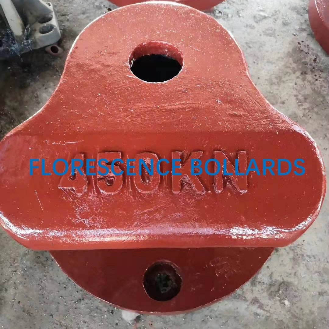 Cast Iron Steel Single Marine Mooring Bollard Type T TEE Head