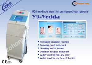 China 12*12mm Crystal Diode Laser Cheek Hair Removal Machine wholesale