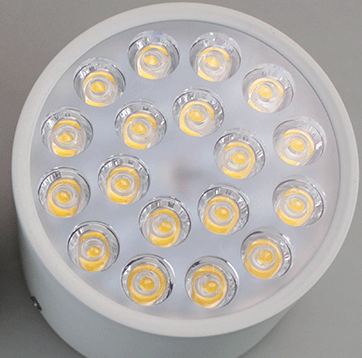 5w led surface mounted downlight adjustable beam angle black white color housing downlight