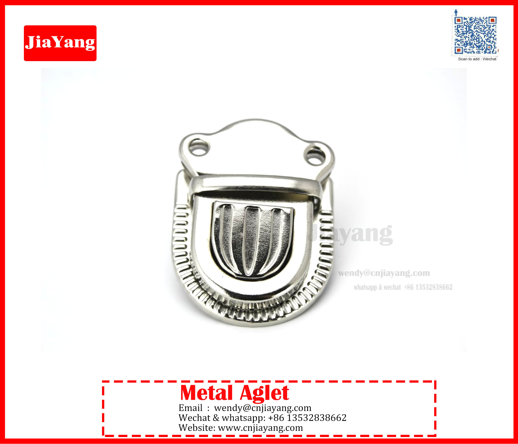 Handbags & Case Metal Press Clasps Lock