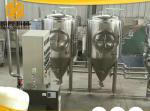 Stainless Steel Industrial Brewing Equipment 500L 3 Vessels Hot Water Tank