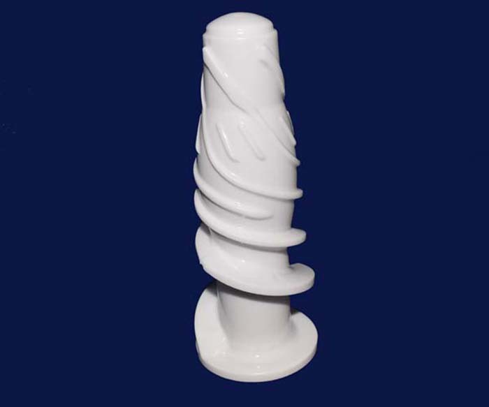 High precision insulating 95%-99.99% alumina Al203 ceramic threaded rod with good quality