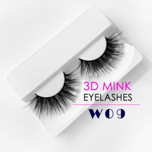 China Black Color Dramatic Mink Lashes , 3D Effect Real Light Volume Lashes wholesale