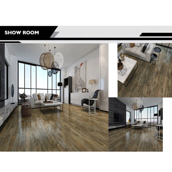 Easy to Maintain 7mm 8mm 12mm Luxury Vinyl Tile for Modern Indoor in European Style
