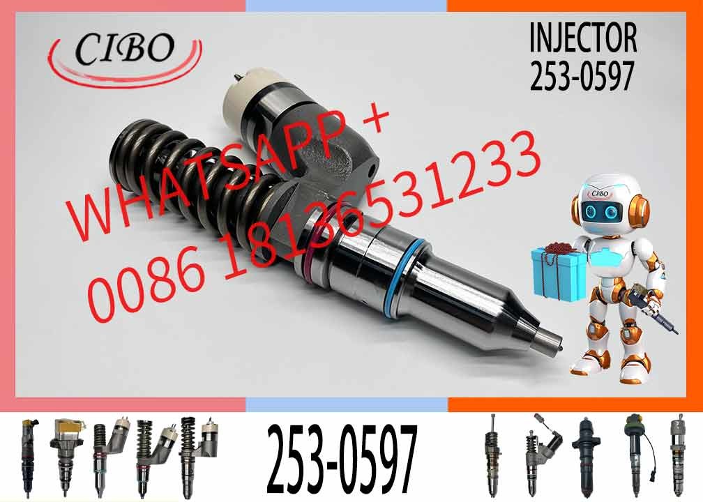 C+ For excavator injector assy 253-0618 10R-0724 295-9085 211-3028 374-0705 253-0597