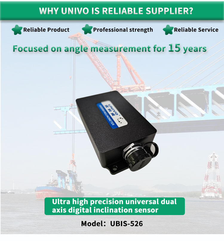 Industrial Grade UNIVO UBIS-526Y Dual Axis Inclinometer for Accurate X-Y Measurements