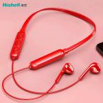 U Shaped IPX5 Wireless Neckband Headphones , Liquid Silicone HiFi Wireless