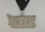 Personalized Heat Transfer Ribbon Medals Shiny Copper Plated Eco Friendly