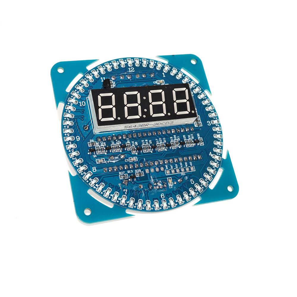 Blue Color DC 5V DS1302 Rotating Red LED Display Alarm Arduino Sensor Module Factory Outlet