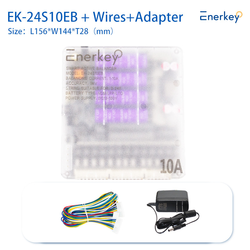 Enerkey Smart Active Balance 10a 24s Li-ion Lifepo4 Balancer For Commercial Energy Storage