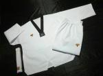 110-180cm High Quality Cotton Striped Taekwondo Clothes Uniform