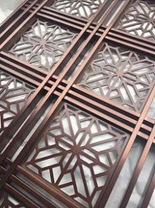 China Bronze Stainless Steel Room Divider For Column Cover/Cladding wholesale