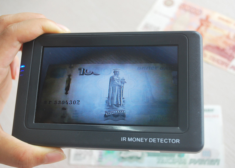 Electronic Money Detector With LED Display Royal Electric Bill Bank Money Detector IR EURO MONEY DETECTOR