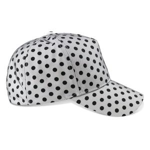 China White Printed Long Brim Baseball Hat , Trendy Outdoor Ladies Sports Hats wholesale