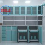 Adjustable Shelves Medical Healthcare Workstation Manufacturers Full Steel Wall