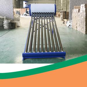 China Thermal 100L OEM Low Pressure Solar Water Heater Galvanized Steel wholesale