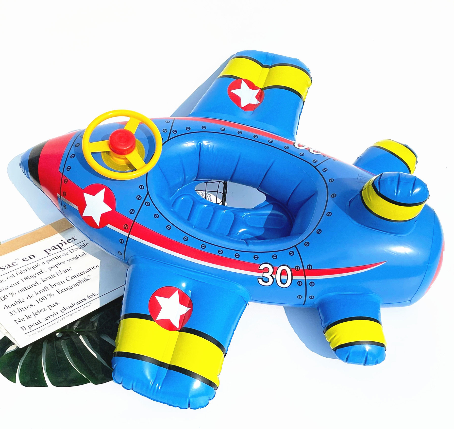 Fun and Educational Pool Float Tubes for Kids Cute Patterned Airship Design Ages 5-7