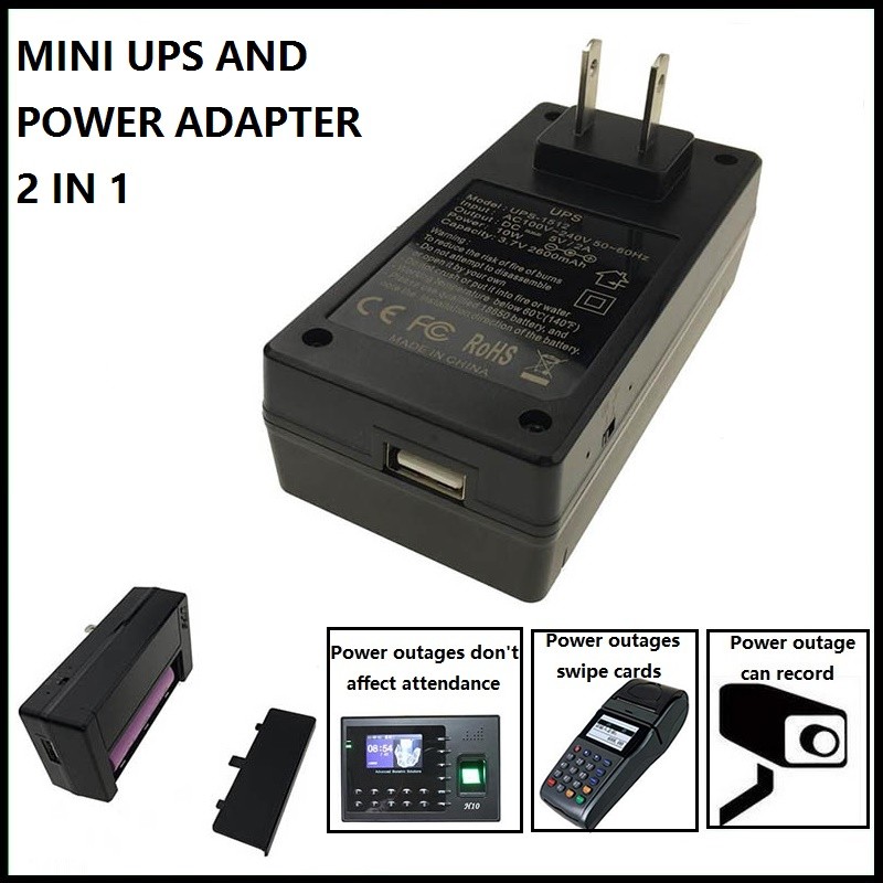 UL plug power supply 5v 2a power charger adapter with UPS function for ip camera